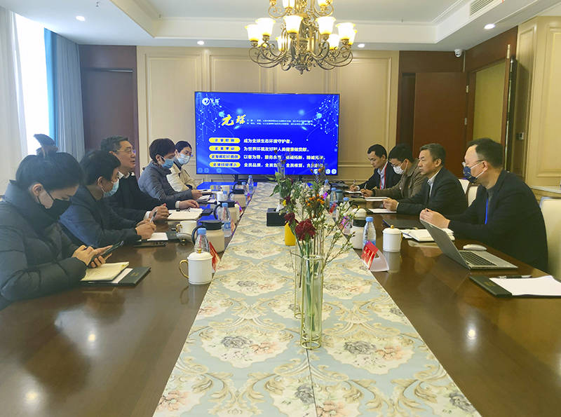  安徽省纺织行业协会到拉斯维加斯9888科技调研走访 